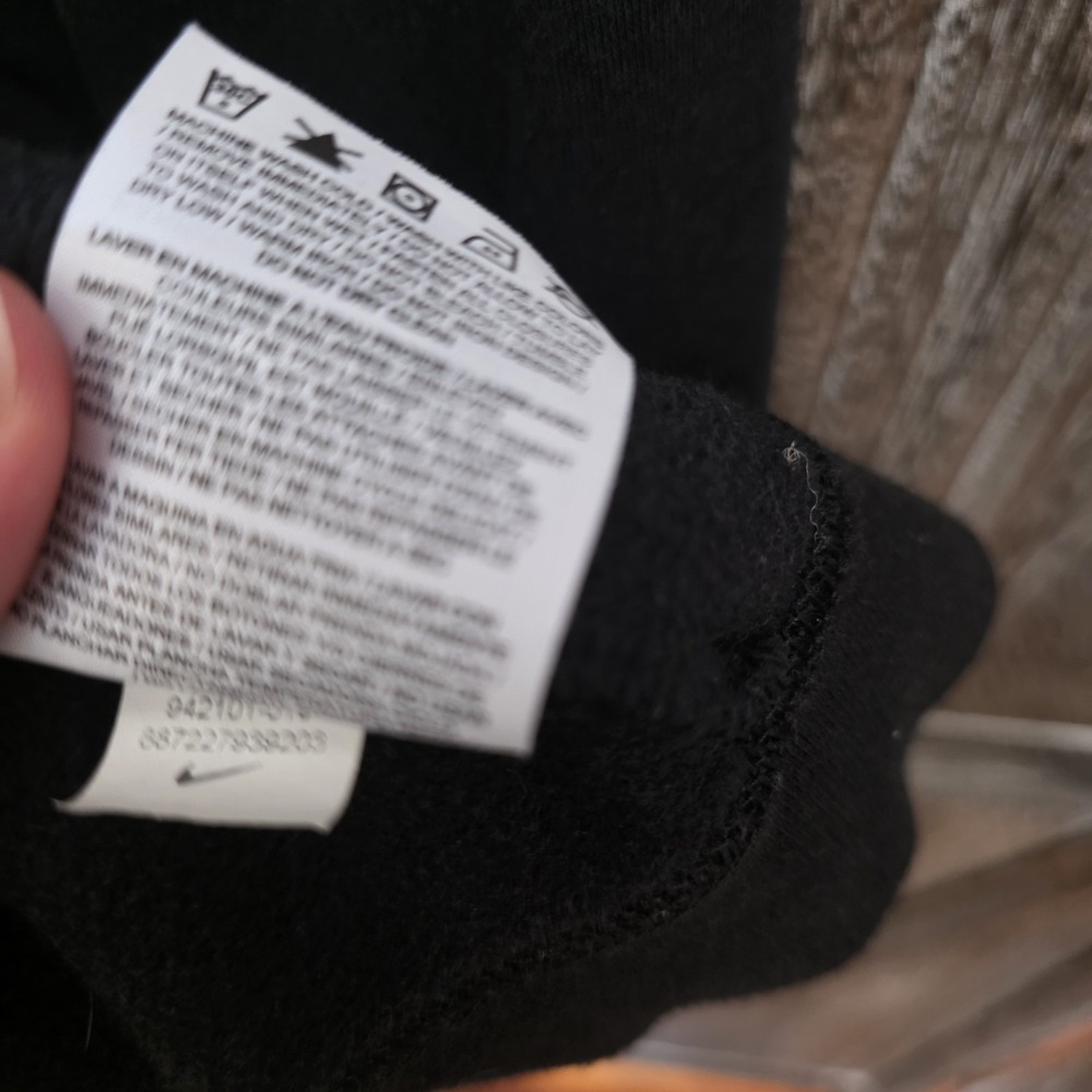 Nike Sweatshirt Women's Size 2X Black Funnel‎ Neck Zippered Jacket Activewear - Picture 5 of 7